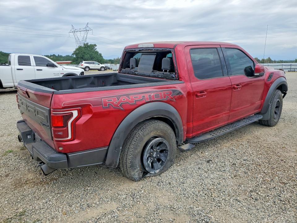 47957556 :رقم المزاد ، 1FTFW1RG1HFC03213 vin ، 2017 Ford F150 مزاد بيع