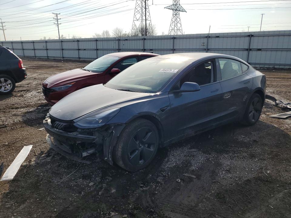 2023 Tesla Model 3 მანქანა იყიდება აუქციონზე, vin: 5YJ3E1EB8PF676433, აუქციონის ნომერი: 46437946