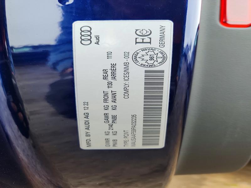 Продажа на аукционе авто 2023 Audi A5, vin: WAUSAAF59PA032235, номер лота: 79925475