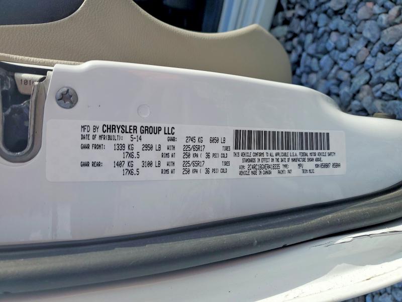 Продажа на аукционе авто 2014 Chrysler Town & Country, vin: 2C4RC1BGXER418335, номер лота: 41949906