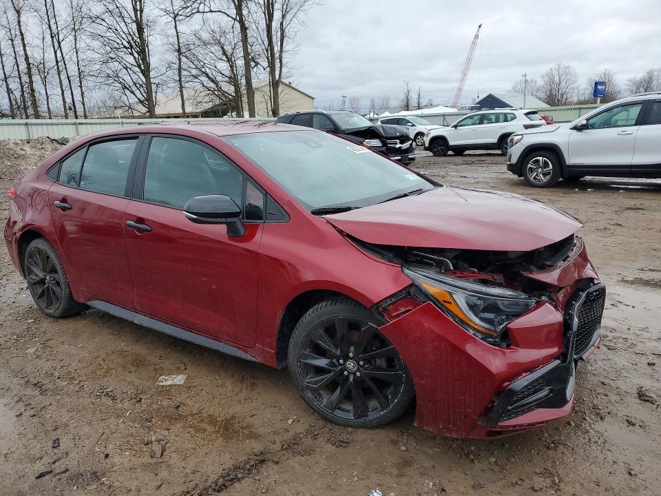 45672356 :رقم المزاد ، 5YFS4MCE8NP138216 vin ، 2022 Toyota Corolla مزاد بيع