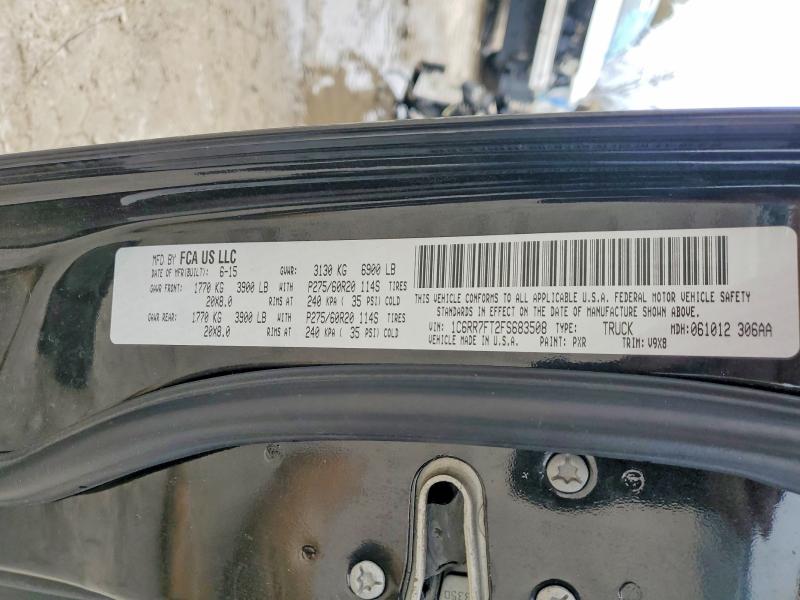 Продаж на аукціоні авто 2015 Ram 1500, vin: 1C6RR7FT2FS683508, номер лоту: 46366636
