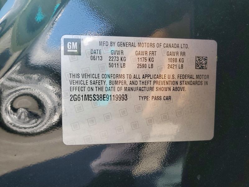 2014 Cadillac Xts მანქანა იყიდება აუქციონზე, vin: 2G61M5S38E9119993, აუქციონის ნომერი: 79919385