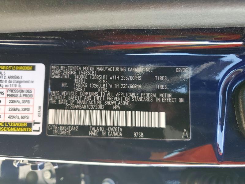 Aukcja sprzedaży 2026 Lexus Rx 350, vin: 2T2BAMBA8TC073982, numer aukcji: 47751296
