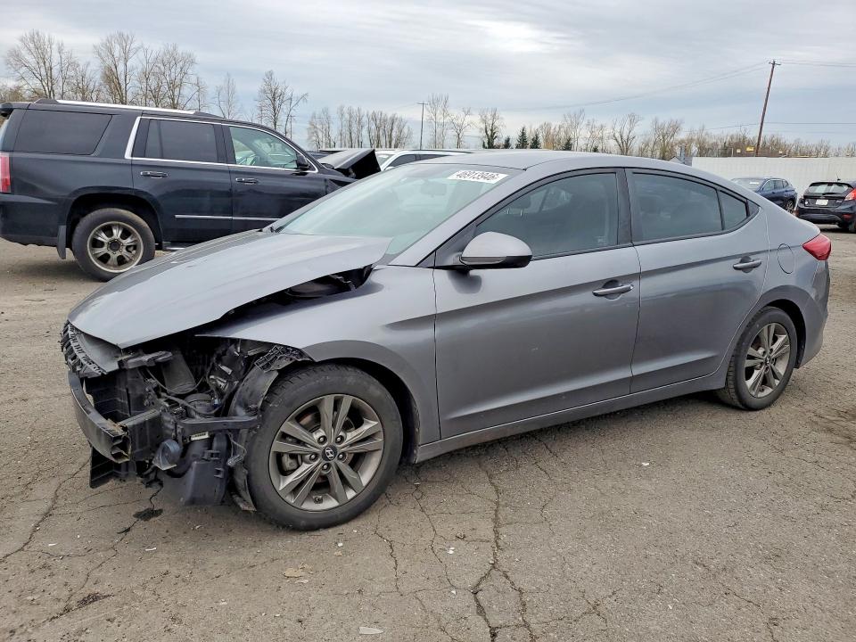 46913946 :رقم المزاد ، 5NPD84LF7JH312306 vin ، 2018 Hyundai Elantra مزاد بيع