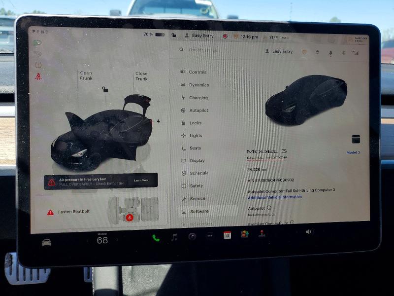 Продаж на аукціоні авто 2023 Tesla Model 3, vin: 5YJ3E1EC4PF696932, номер лоту: 46178656