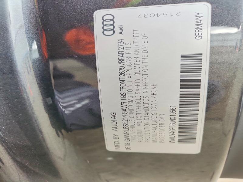 Aukcja sprzedaży 2018 Audi S5, vin: WAUY4GF56JN019561, numer aukcji: 47719946