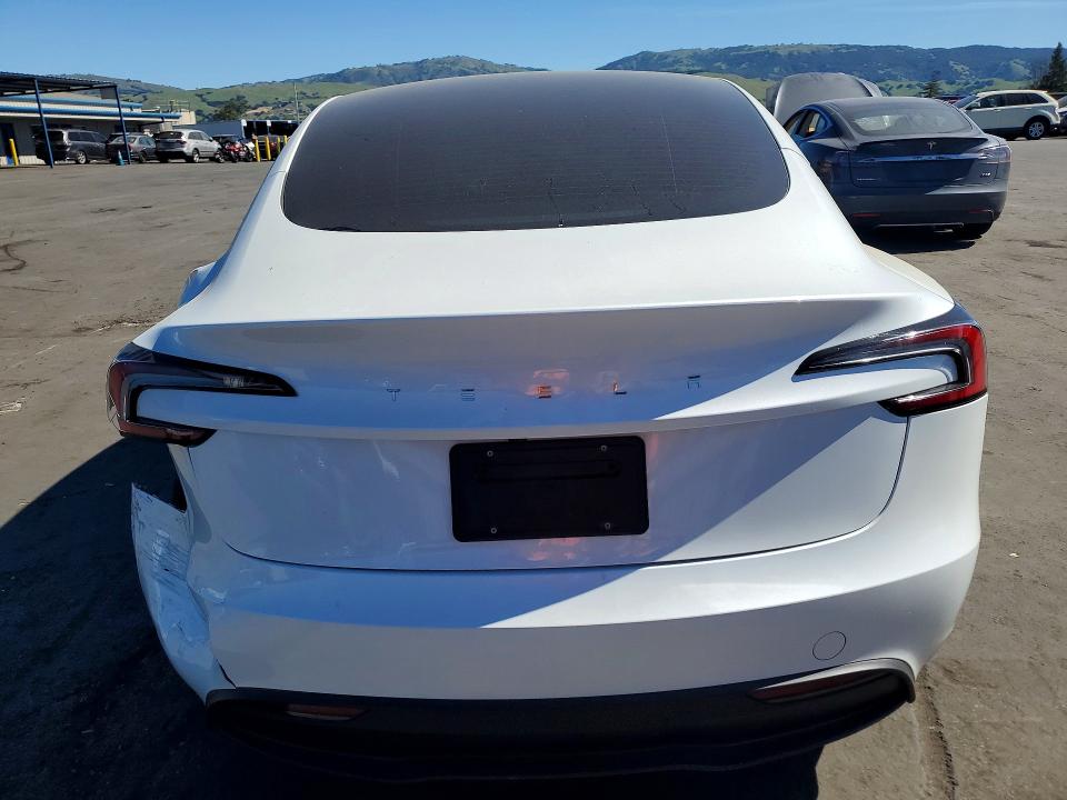 2025 Tesla Model 3 მანქანა იყიდება აუქციონზე, vin: 5YJ3E1EA5SF031870, აუქციონის ნომერი: 47223046