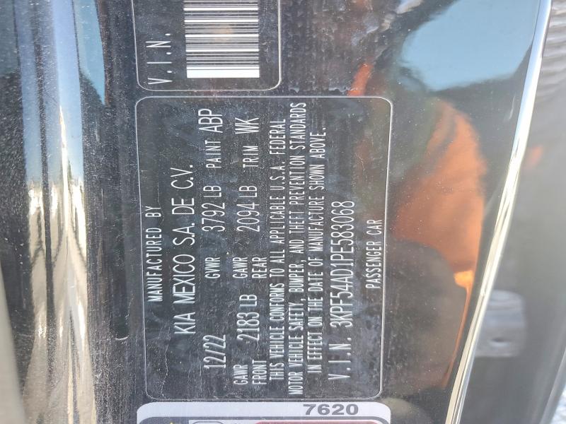 Aukcja sprzedaży 2023 Kia Forte, vin: 3KPF54AD1PE583068, numer aukcji: 46290516