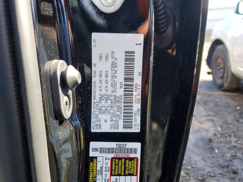 47018516 :رقم المزاد ، 5TFLA5DB5TX369242 vin ، 2026 Toyota Tundra مزاد بيع