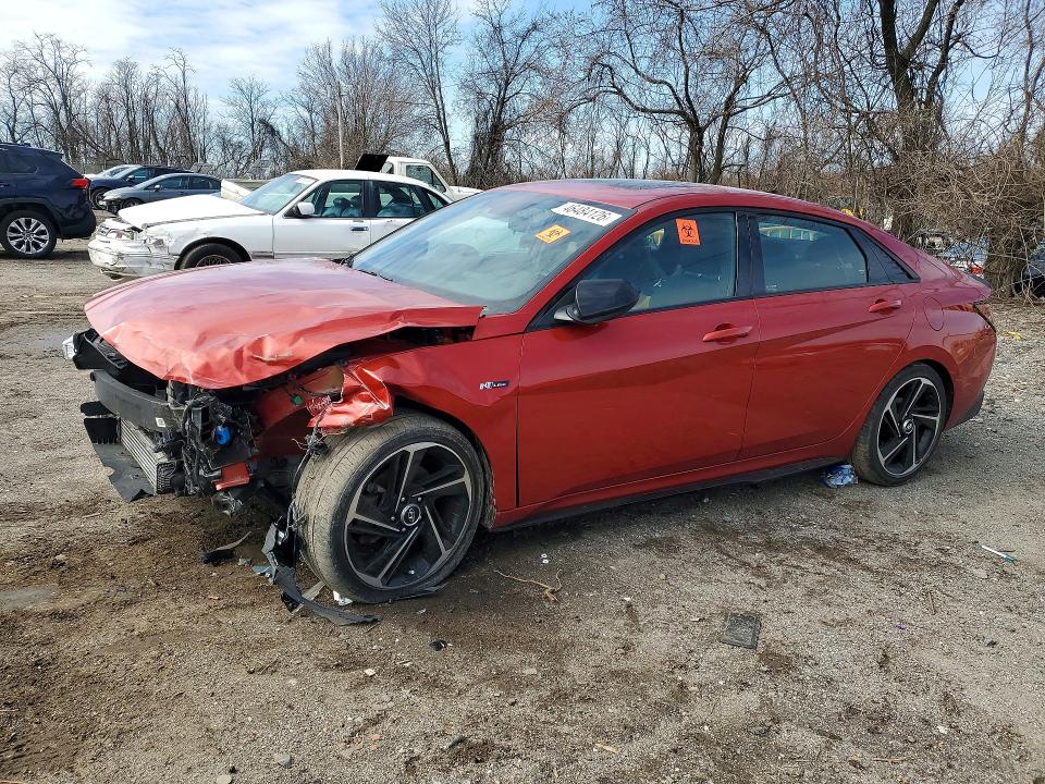 Продаж на аукціоні авто 2022 Hyundai Elantra, vin: KMHLR4AF8NU244214, номер лоту: 46484126