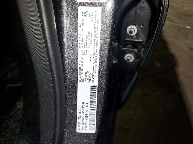 45593716 :رقم المزاد ، 1C6SRFJT2PN584707 vin ، 2023 Ram 1500 مزاد بيع