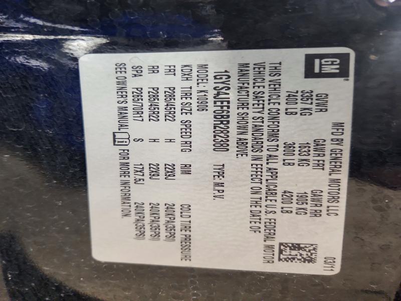 Продажа на аукционе авто 2011 Cadillac Escalade, vin: 1GYS4JEF6BR282380, номер лота: 46677186