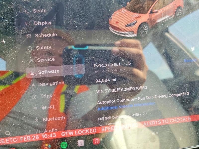 Aukcja sprzedaży 2021 Tesla Model 3, vin: 5YJ3E1EA2MF978562, numer aukcji: 79424815