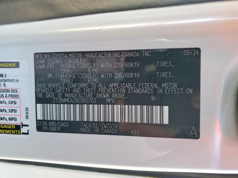 Продажа на аукционе авто 2024 Lexus Rx 350, vin: 2T2BAMCA2RC082703, номер лота: 41752416