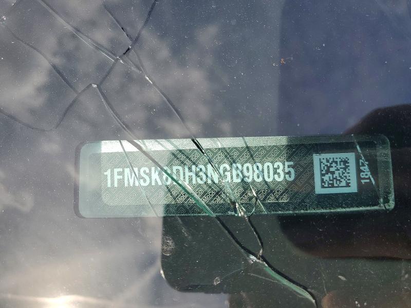 Aukcja sprzedaży 2022 Ford Explorer, vin: 1FMSK8DH3NGB98035, numer aukcji: 47640076