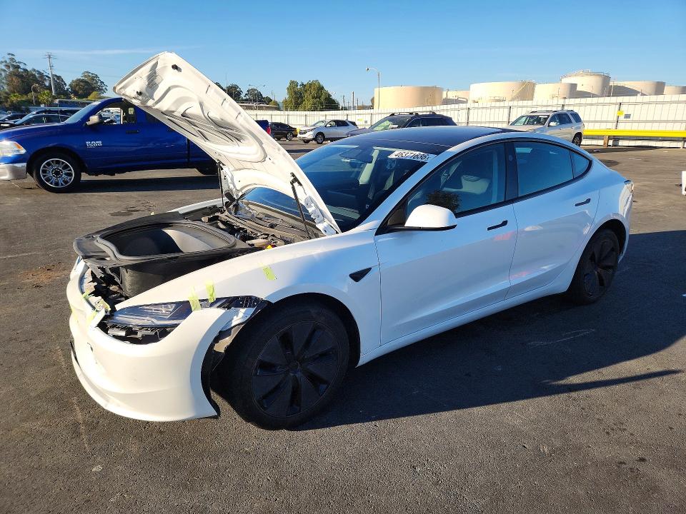 Aukcja sprzedaży 2025 Tesla Model 3, vin: 5YJ3E1EBXSF875136, numer aukcji: 46371636