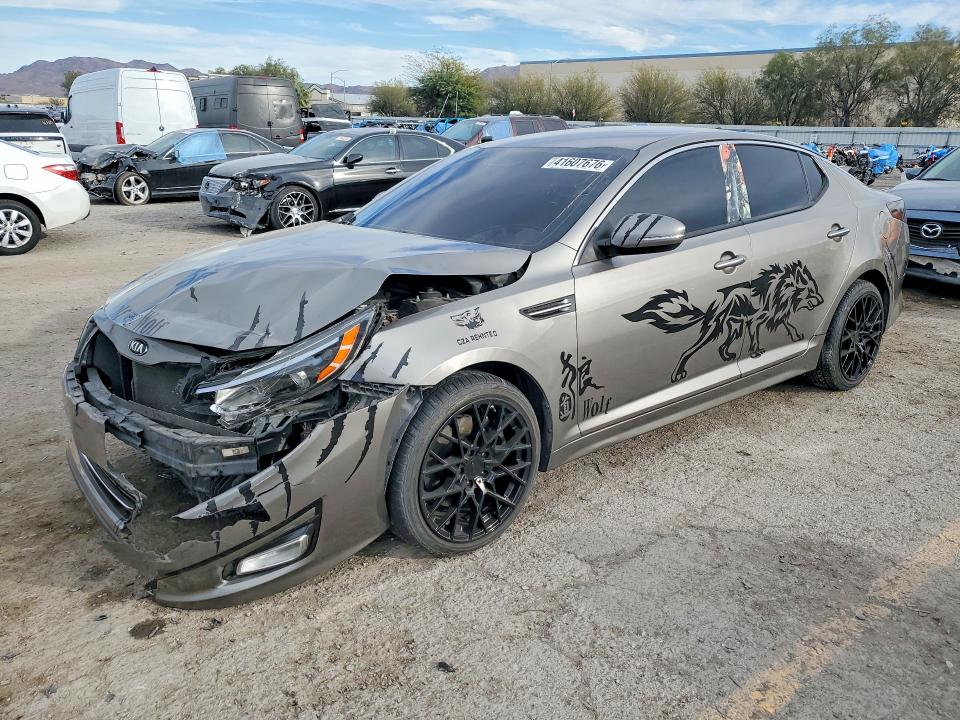 41607676 :رقم المزاد ، 5XXGR4A75FG455361 vin ، 2015 Kia Optima مزاد بيع