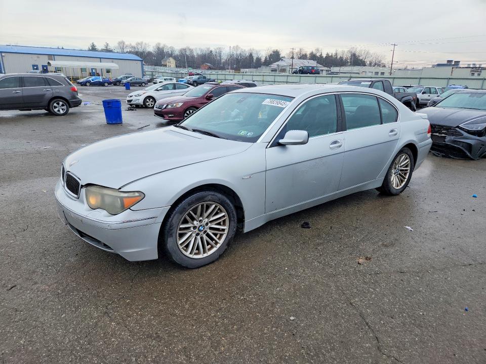 2005 Bmw 745 მანქანა იყიდება აუქციონზე, vin: WBAGN63595DS60839, აუქციონის ნომერი: 79829845