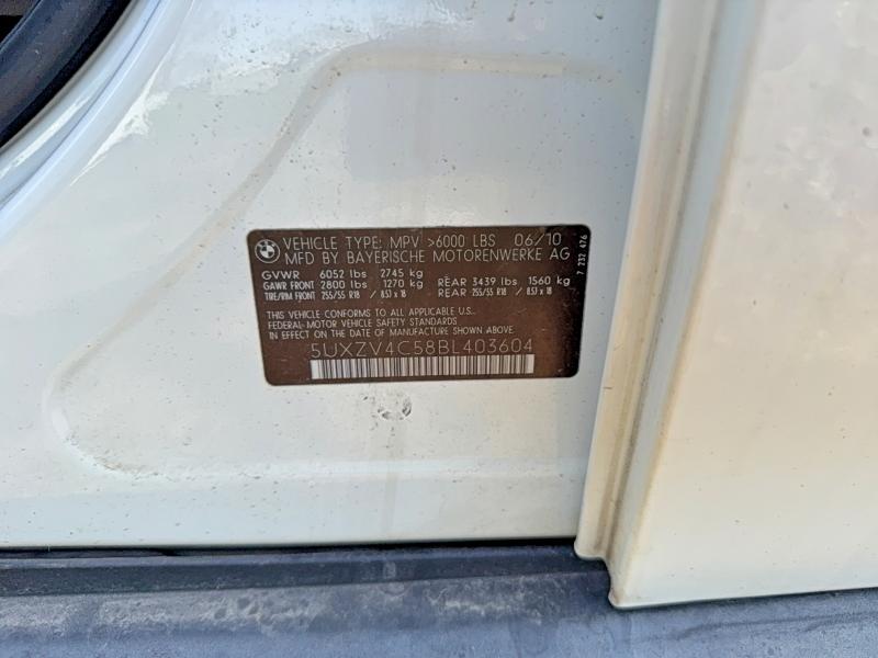 Aukcja sprzedaży 2011 Bmw X5, vin: 5UXZV4C58BL403604, numer aukcji: 46889046