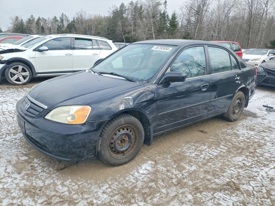 2002 Honda Civic მანქანა იყიდება აუქციონზე, vin: 2HGES164X2H938796, აუქციონის ნომერი: 45793956