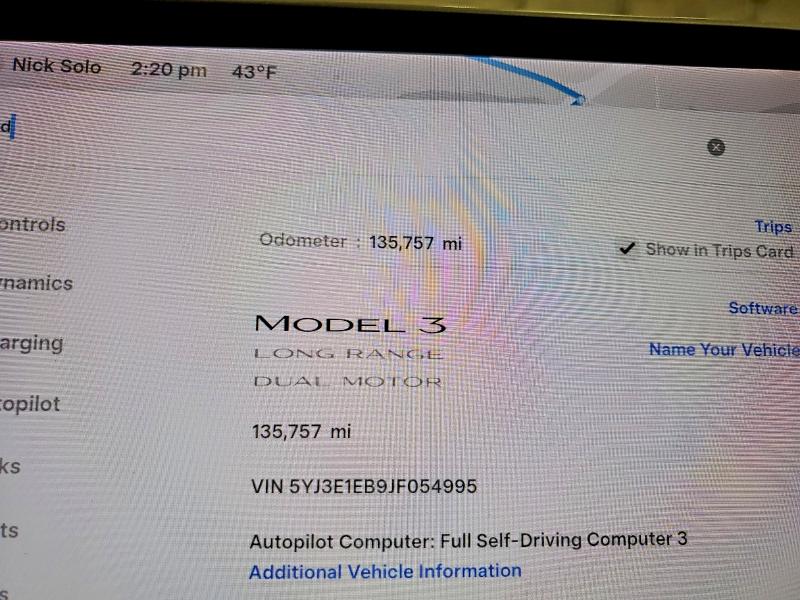 Aukcja sprzedaży 2018 Tesla Model 3, vin: 5YJ3E1EB9JF054995, numer aukcji: 46004846