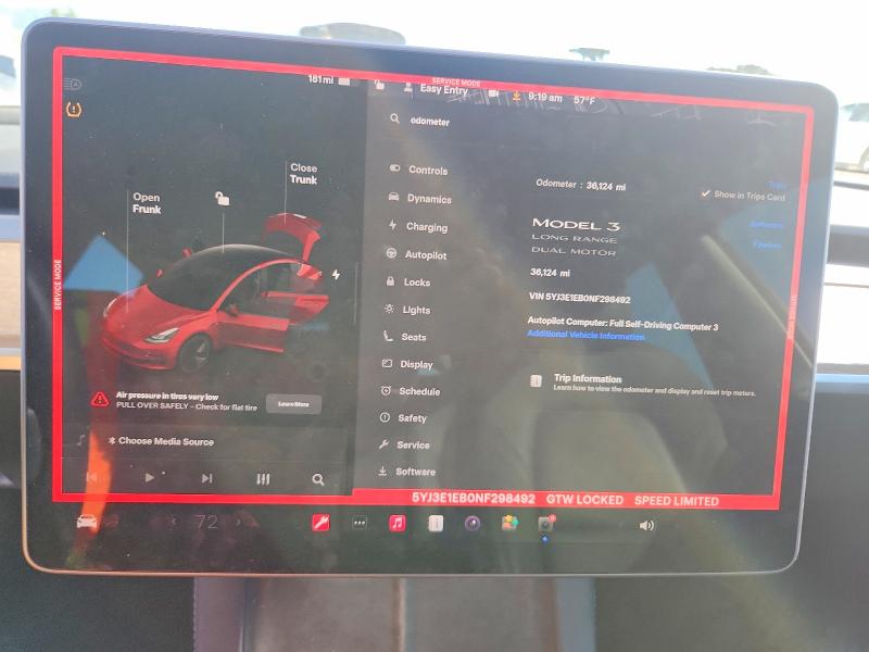 Продажа на аукционе авто 2022 Tesla Model 3, vin: 5YJ3E1EB0NF298492, номер лота: 77167365