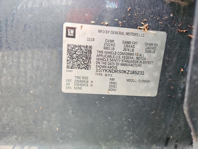 Продажа на аукционе авто 2019 Cadillac Xt5, vin: 1GYKNDRS0KZ185231, номер лота: 46169186