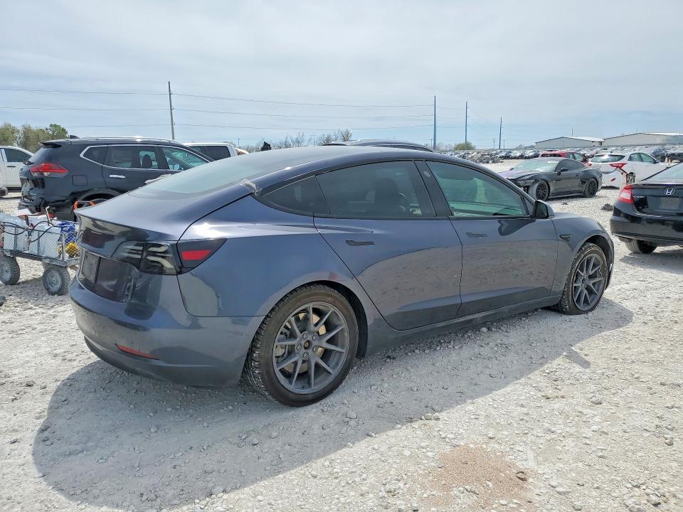 2022 Tesla Model 3 მანქანა იყიდება აუქციონზე, vin: 5YJ3E1EAXNF190632, აუქციონის ნომერი: 46214666