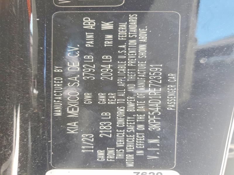 Продажа на аукционе авто 2024 Kia Forte, vin: 3KPF54AD1RE723591, номер лота: 47706206