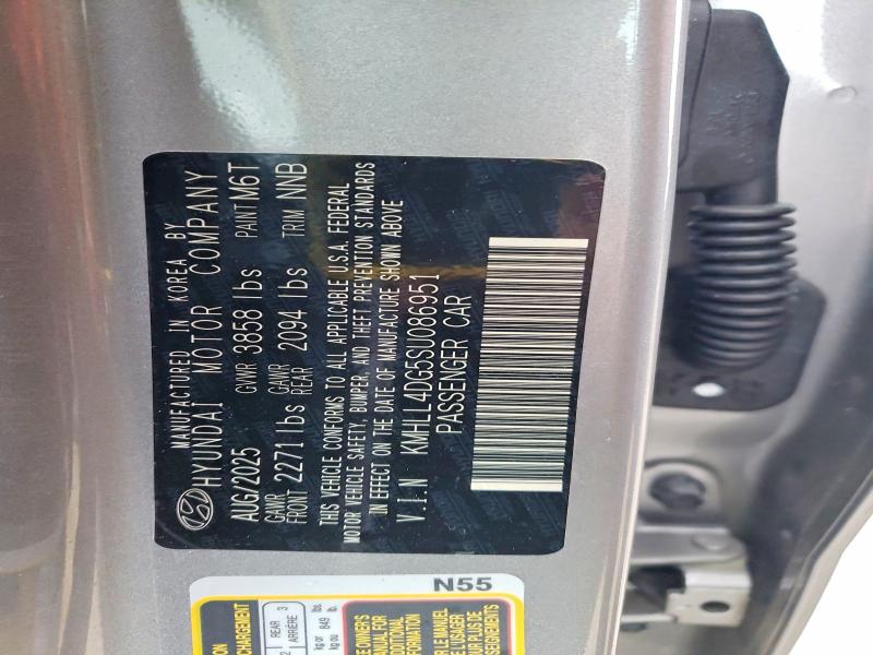 79915895 :رقم المزاد ، KMHLL4DG5SU086951 vin ، 2025 Hyundai Elantra مزاد بيع