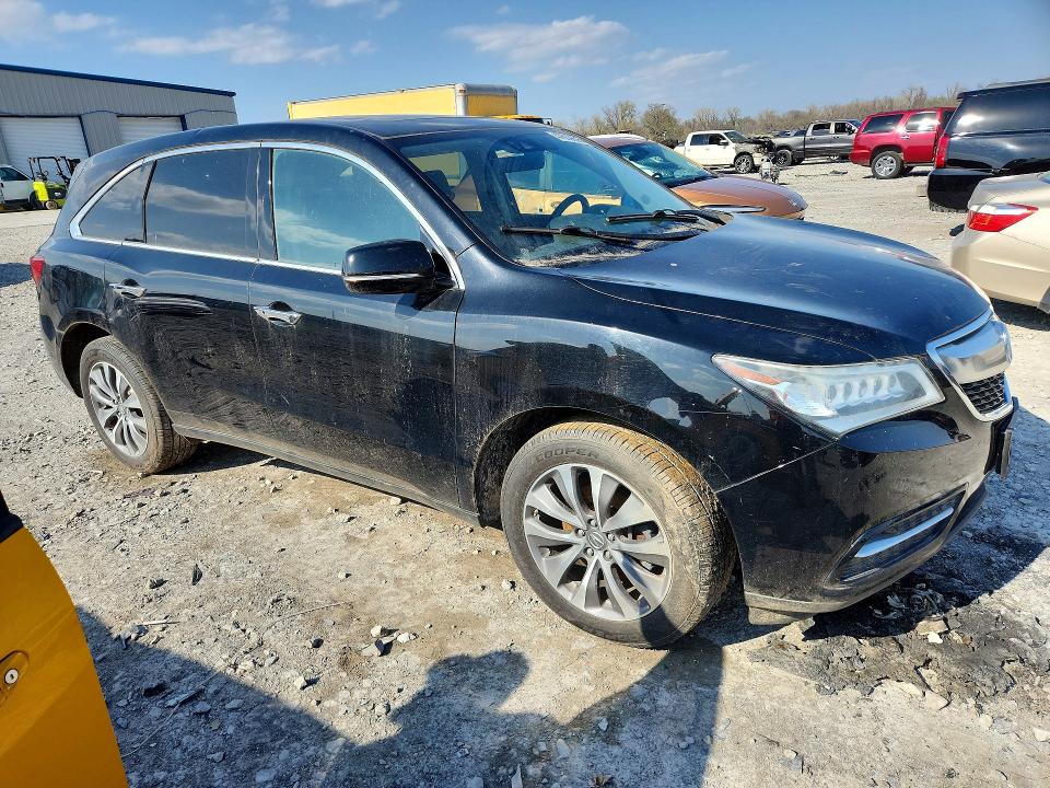 2016 Acura Mdx მანქანა იყიდება აუქციონზე, vin: 5FRYD4H44GB045166, აუქციონის ნომერი: 47639656