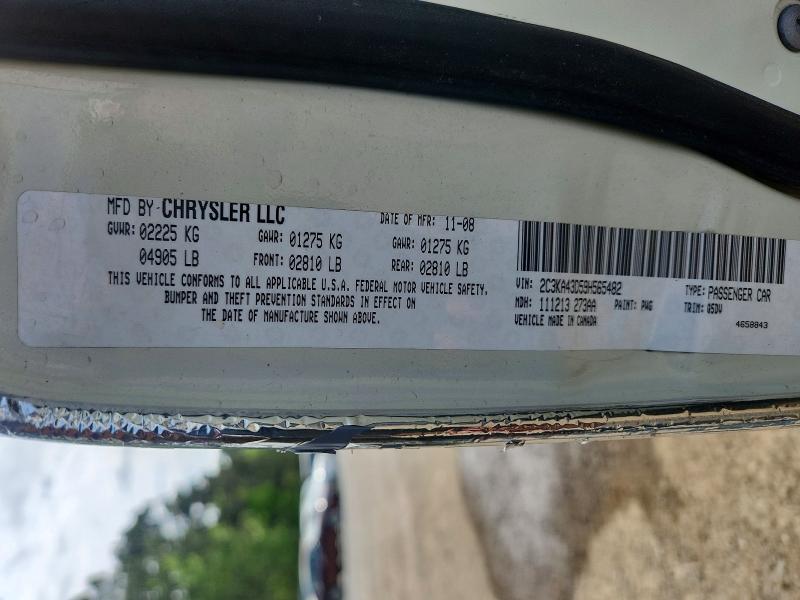 Aukcja sprzedaży 2009 Chrysler 300, vin: 2C3KA43D59H565482, numer aukcji: 47742306