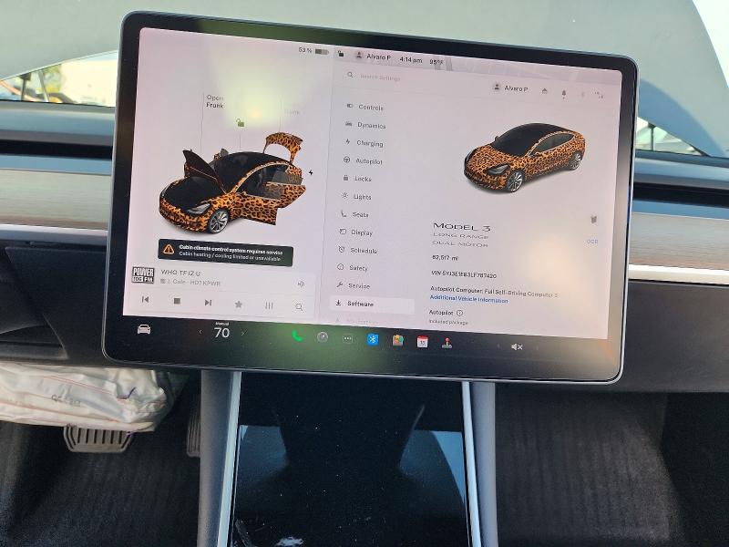 Aukcja sprzedaży 2020 Tesla Model 3, vin: 5YJ3E1EB3LF787420, numer aukcji: 45655246