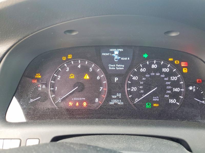 46397506 :رقم المزاد ، JTHGL1EF9A5041206 vin ، 2010 Lexus Ls 460 مزاد بيع