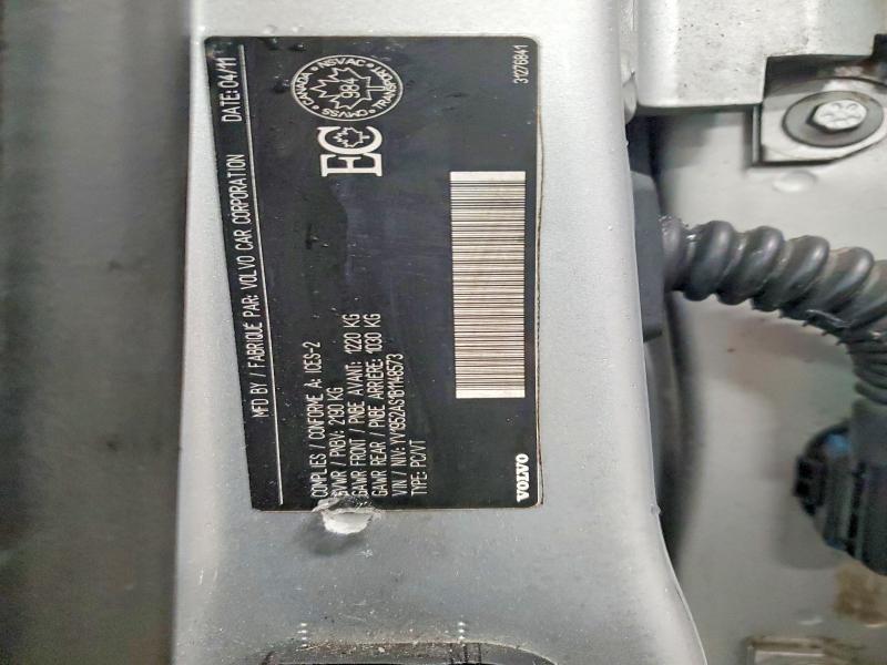 46292886 :رقم المزاد ، YV1952AS1B1148573 vin ، 2011 Volvo S80 مزاد بيع