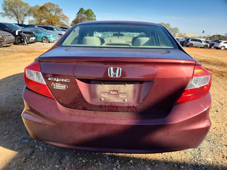 45605776 :رقم المزاد ، 19XFB2F52CE031457 vin ، 2012 Honda Civic مزاد بيع