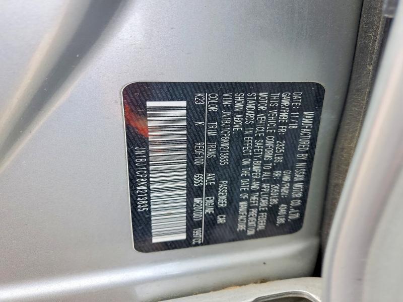 Aukcja sprzedaży 2019 Nissan Rogue Sport, vin: JN1BJ1CP8KW213835, numer aukcji: 79788415