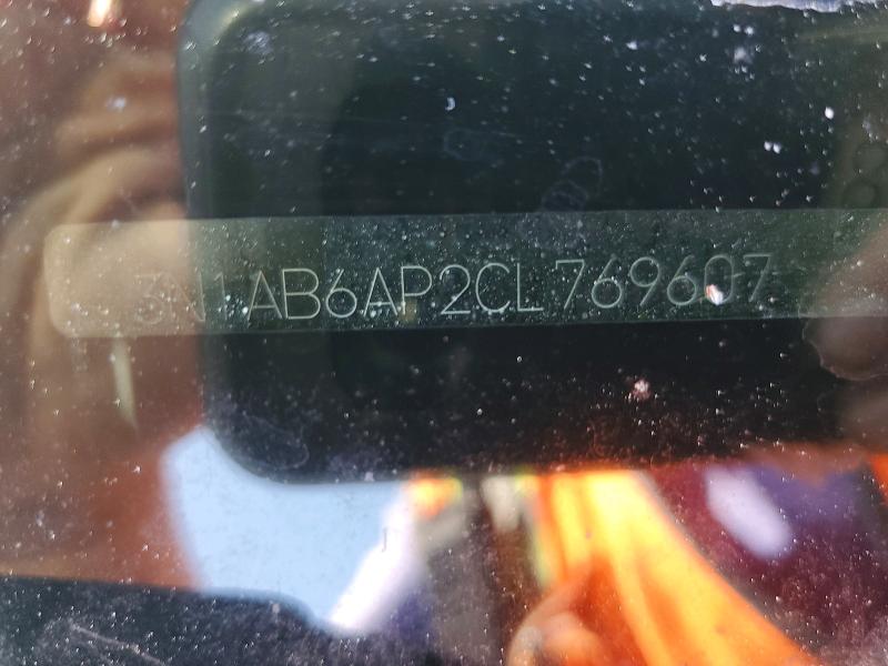 Продаж на аукціоні авто 2012 Nissan Sentra, vin: 3N1AB6AP2CL769607, номер лоту: 45829446
