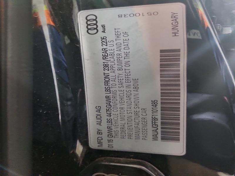 Продаж на аукціоні авто 2015 Audi A3, vin: WAUAJGFF8F1101485, номер лоту: 47579306