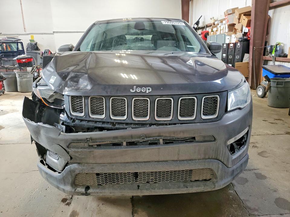 2018 Jeep Compass მანქანა იყიდება აუქციონზე, vin: 3C4NJDAB6JT111389, აუქციონის ნომერი: 79555725