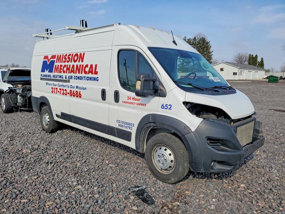 2023 Ram Promaster 3500 მანქანა იყიდება აუქციონზე, vin: 3C6MRVHG8PE532157, აუქციონის ნომერი: 48280586