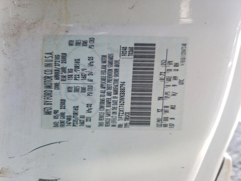 Aukcja sprzedaży 1998 Ford F150, vin: 1FTZX1762WKB88794, numer aukcji: 46203886