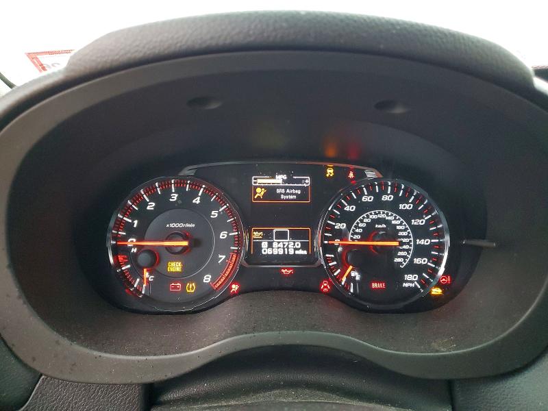 46860876 :رقم المزاد ، JF1VA1A61K9809118 vin ، 2019 Subaru Wrx مزاد بيع