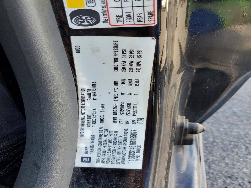 41610466 :رقم المزاد ، 1GCCS146168195077 vin ، 2006 Chevrolet Colorado مزاد بيع