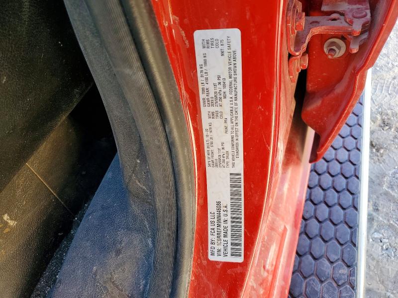 46897386 :رقم المزاد ، 1C6RREFM9NN446086 vin ، 2022 Ram 1500 مزاد بيع