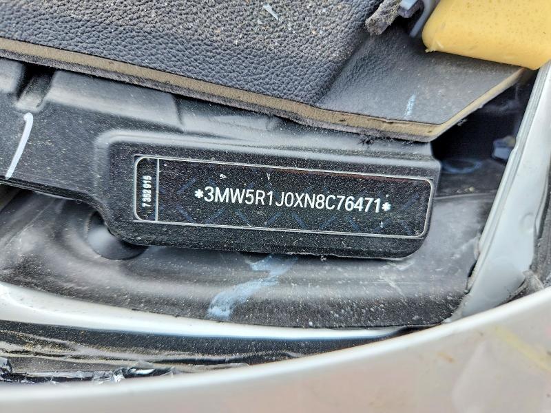 2022 Bmw 330i მანქანა იყიდება აუქციონზე, vin: 3MW5R1J0XN8C76471, აუქციონის ნომერი: 48019536