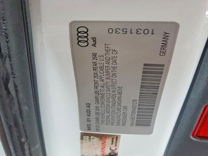 Aukcja sprzedaży 2022 Audi A5, vin: WAUABCF59NA031278, numer aukcji: 79958845