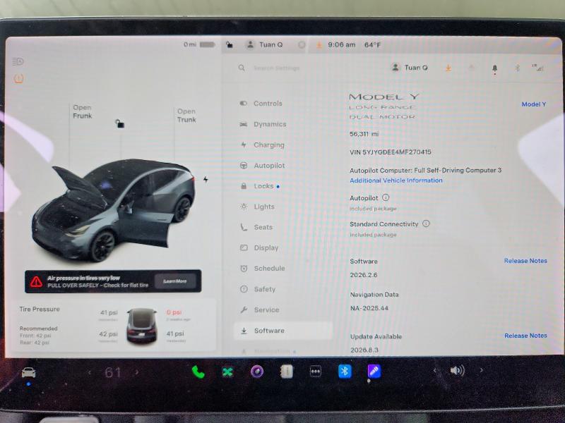 2021 Tesla Model Y მანქანა იყიდება აუქციონზე, vin: 5YJYGDEE4MF270415, აუქციონის ნომერი: 48156756