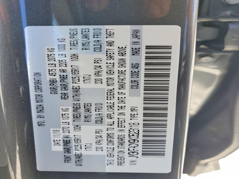 Aukcja sprzedaży 2019 Mazda Cx-5, vin: JM3KFACM9K0523118, numer aukcji: 47919886